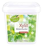 4,5kg Kopp Vital Xylit Birkenzucker Premium | aus Finnland | Tafelsüße auf der Grundlage...
