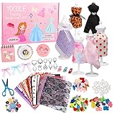 YOCOLE 300+ Modedesign Bastelset Kinder, Fashion Design Basteln Nähset Set, DIY-Art-Kit...