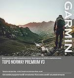 Garmin TOPO Norway Premium v3, 4-Sentral Ost Kartenmaterial, Mehrfarbig, One Size